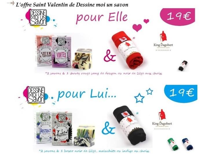 Une Saint-Valentin colorée avec King Dagobert Dessine moi un savon King Dagobert dessine moi un savon