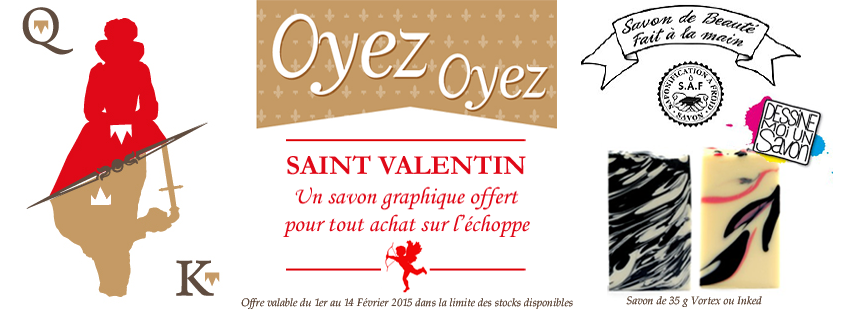 Une Saint-Valentin colorée avec King Dagobert Dessine moi un savon King Dagobert dessine moi un savon