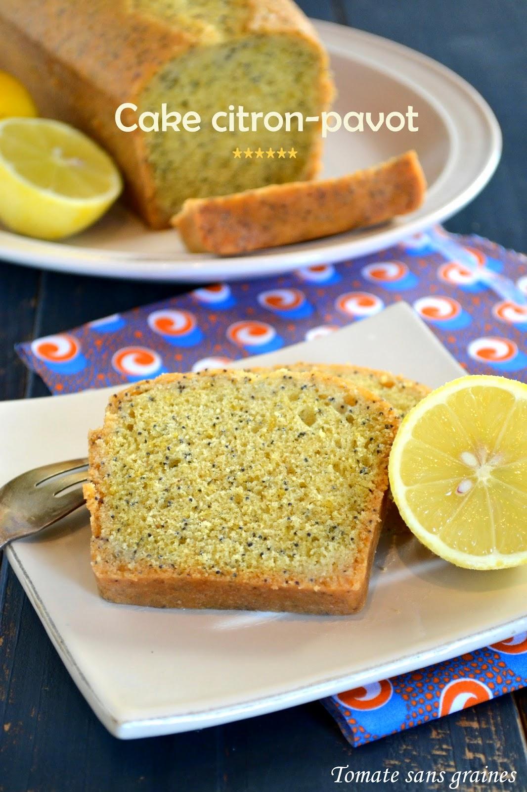 Cake citron-pavot Cake citron-pavot