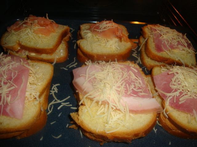 croque monsieur jambon et saumon