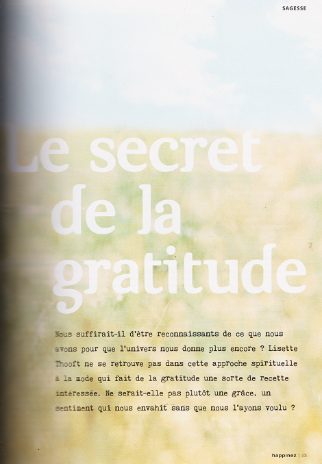 Happinez, un magazine qui fait du bien Happinez, un magazine qui fait du bien