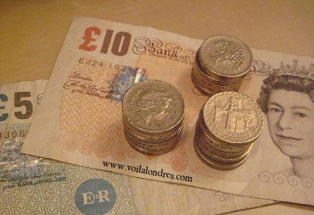Job à Londres: client mystère argent livres sterling