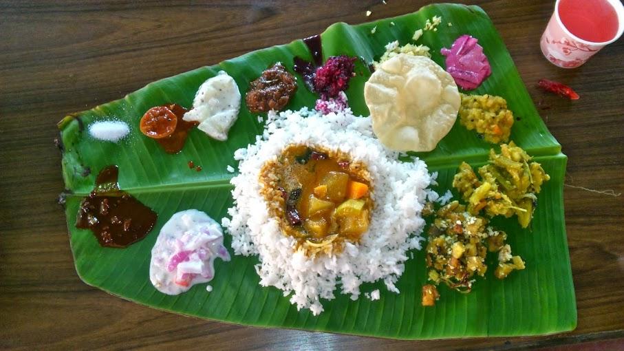 la cuisine rassasiante du Kerala 
