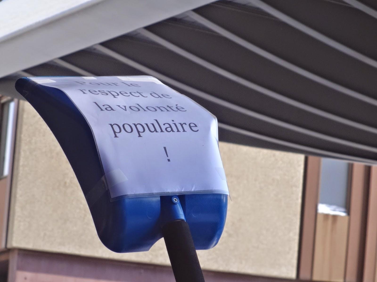 Respectez la démocratie ! Respectez la démocratie !