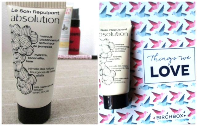 Les choses que l’on aime sont dans la Birchbox de février! absolution