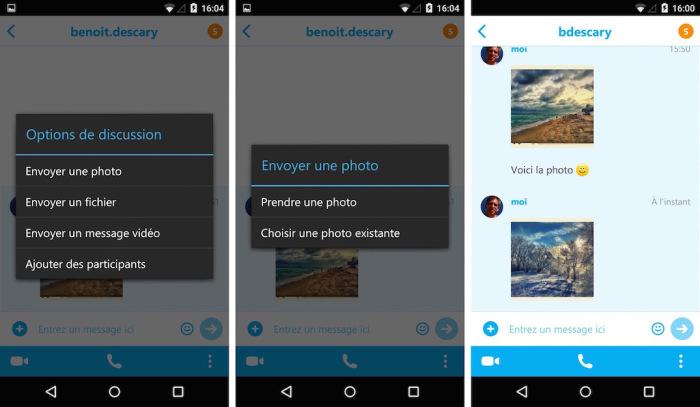 Skype pour Android: Transférez des photos à vos amis lorsqu’ils sont hors ligne Skype pour Android: Transférez des photos à vos amis lorsqu’ils sont hors ligne