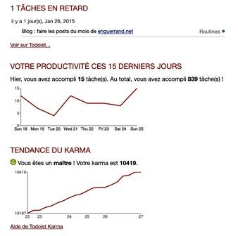 Gérez vos tâches efficacement avec Todoist karma_todoist_synthese