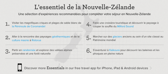 T’as réussi ton expérience de touriste toi ? NZ F