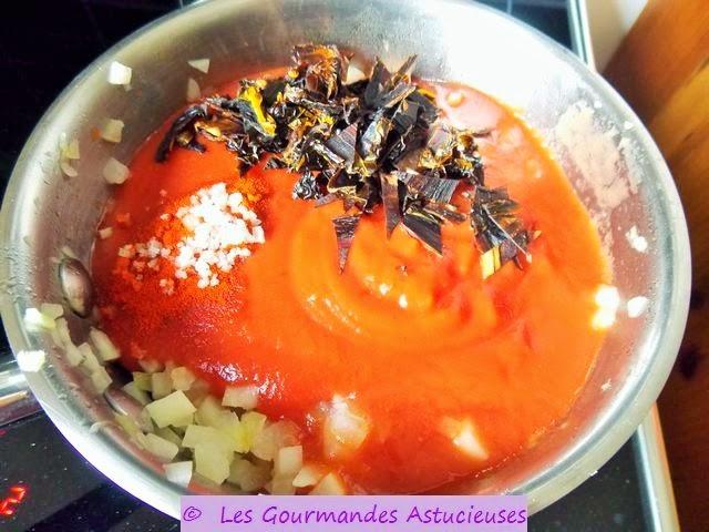 Sauce aux radis d'hiver et aux tomates séchées faites-maison (Vegan)