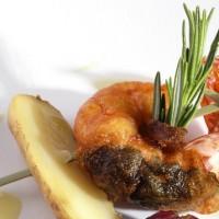 Idées recettes pour la Saint Valentin Gambas piquées