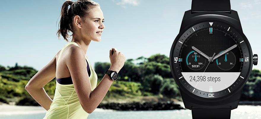 Entrez dans le cercle connecté de la G Watch R ! Suivi Fitness