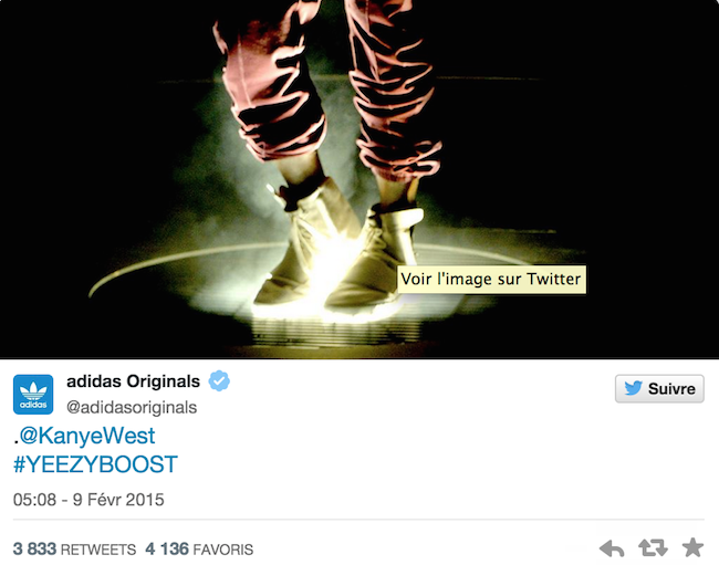 Les sneakers signées Kanye West x Adidas en avant-première aux Grammys Capture d’écran 2015-02-10 à 11.55.53