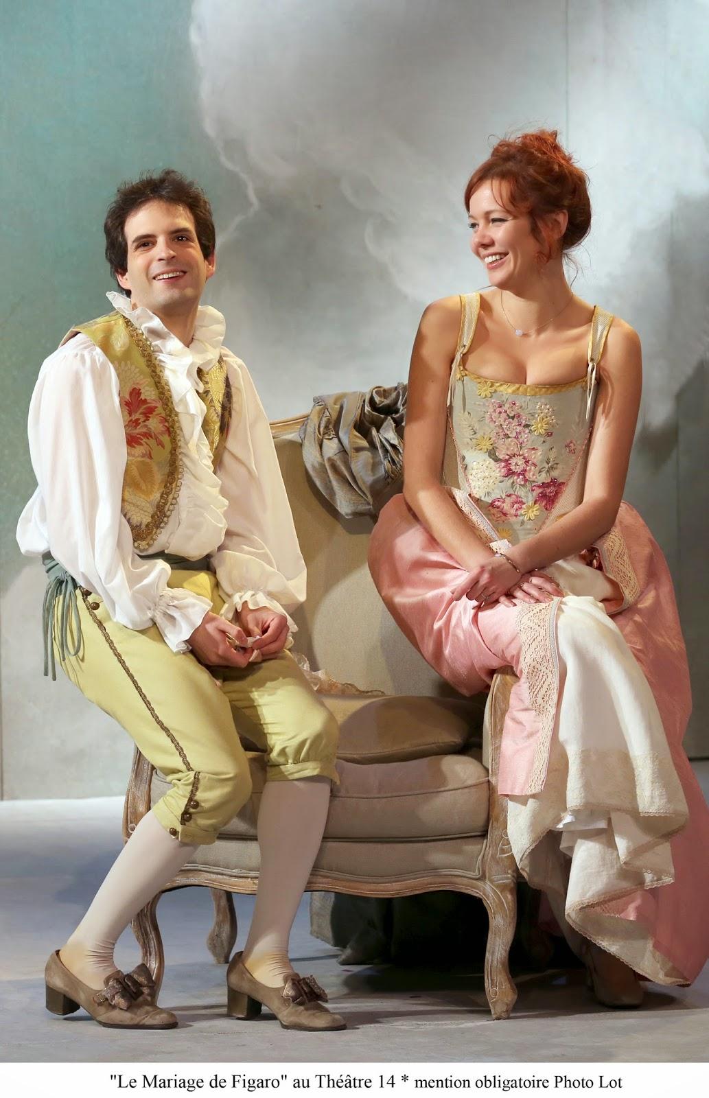Le Mariage de Figaro mis en scène par Jean-Paul Tribout au Théâtre 14