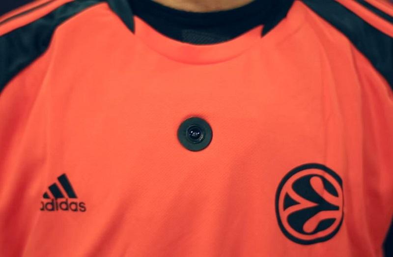 Le maillot-caméra, une innovation lancée par l’Euroleague