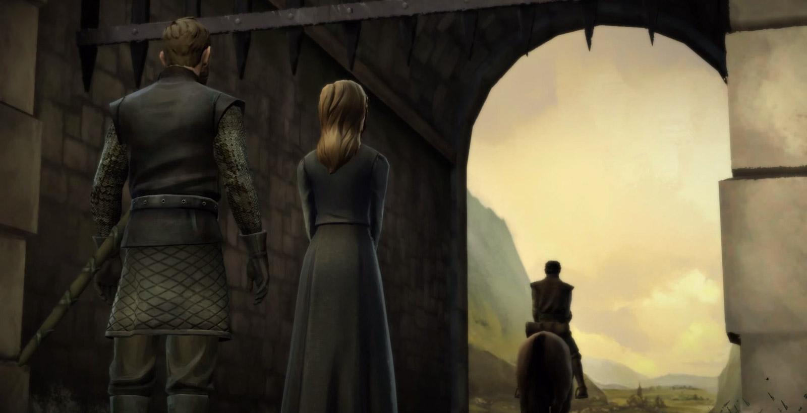Le premier épisode de la série Game of Thrones : Iron from Ice (Image : Telltale Games).