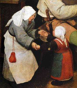 Un mot, un sens #2 : « Le béguin » Bruegel, Danse paysanne (détail)