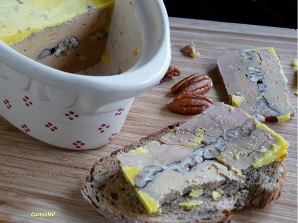 Terrine de foie gras aux noix de Pécan