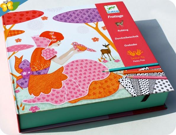 Frottage : Les jolies robes de Louna par Djeco Frottage : Les jolies robes de Louna par Djeco