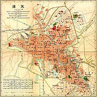 Carte de Tianjin