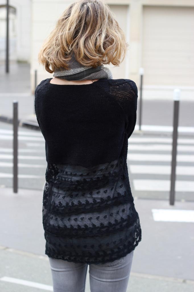 Bad hair day pull_noir_dentelle_sheinside
