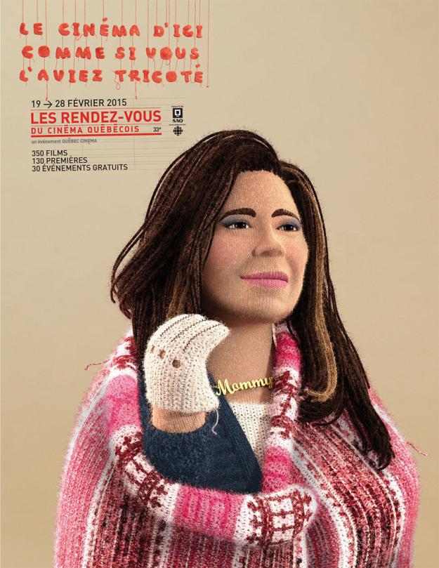 #FilmMTL Les Rendez-vous du @Qc_Cinema vous invitent à tricoter serré avec la crème des films québécois #RVCQ15 3_Visuel Mommy_moy