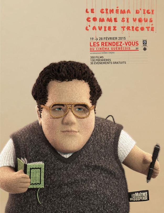 #FilmMTL Les Rendez-vous du @Qc_Cinema vous invitent à tricoter serré avec la crème des films québécois #RVCQ15 2_Visuel Les mai╠étres du suspense jpg_moy
