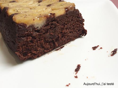 Aujourd'hui, j'ai testé –un fondant chocolat-banane sans beurre ni gluten image
