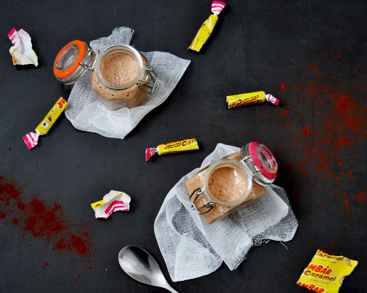Petits pots de crème au carambar regressif Petits pots de crème au carambar regressif
