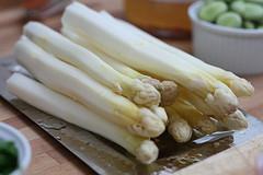 Asperges épluchées