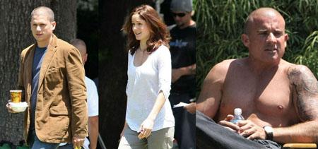 Prison Break, la réunion de famille : Wentworth Miller, Dominic Purcell et Sarah Wayne Callies font le break
