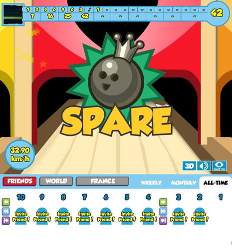 Bowling Buddies : le meilleur jeu sur Facebook