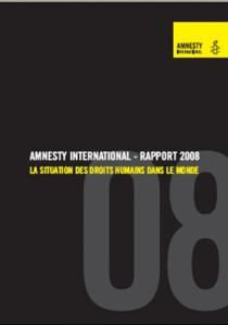 Amnesty international : RAPPORT ANNUEL 2008