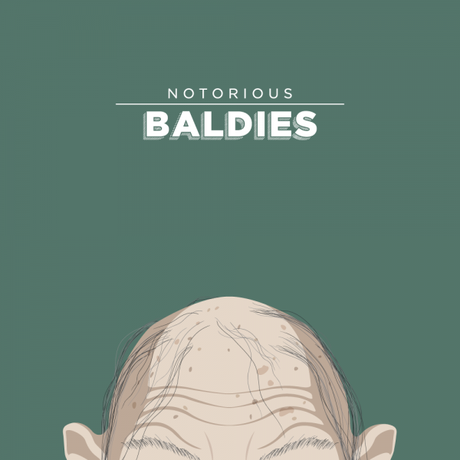 Notorius Baldies - Illustrations minimalistes de Mr Peruca