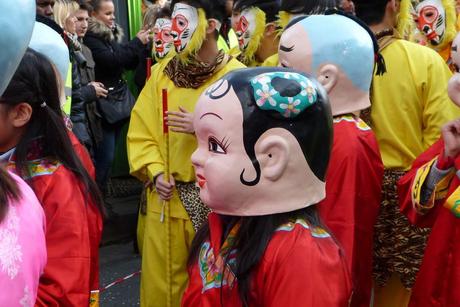 c'était dimanche  février 2015 = nouvel an chinois à Paris XIII