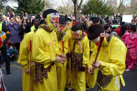 c'était dimanche  février 2015 = nouvel an chinois à Paris XIII