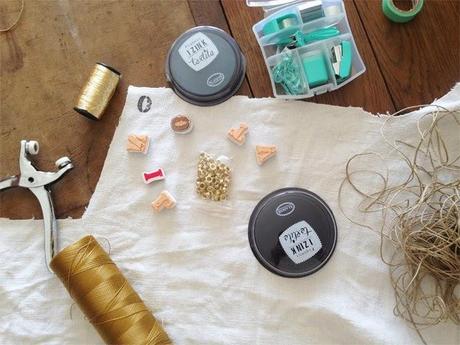 Tampons encreurs textile DIY