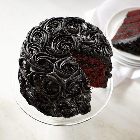 rose cake noir
