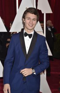 Compte rendu fashion des Oscars 2015 Ansel Elgort - Harry Winston - Graylock