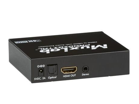 Distributeur HDMI vers HDMI avec extraction Audio UHD 4K MUXLAB 500431R 2 1024x768 Distributeur HDMI vers HDMI avec extraction Audio UHD 4K MUXLAB