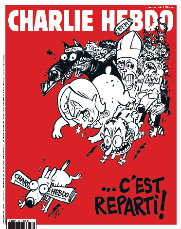 la Une du nouveau Charlie Hebdo me parle bien…