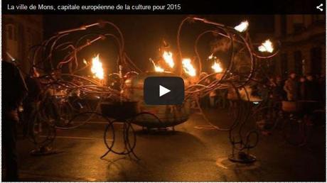 ♥♥ Installation de feu Mons 2015 ouverture Cie Carabosse Arts de la Rue.