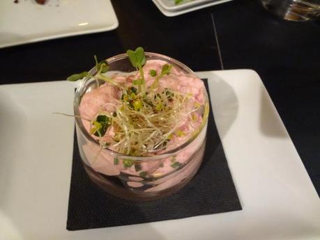 Farago Pinxto Club – Paris 10ème mousse de betterave