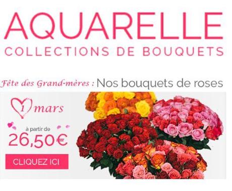 Bonne fête mémé: 3 sites de livraison de fleurs à la loupe ! Aquarelle