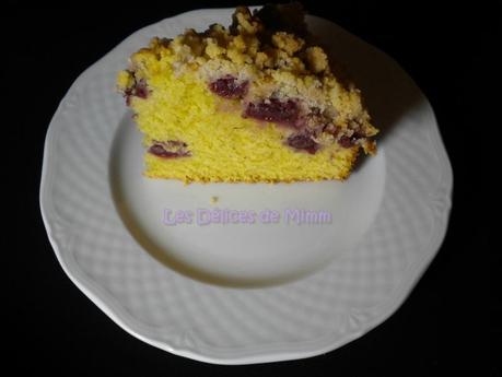 Streusel cake aux cerises Streusel cake aux cerises 4