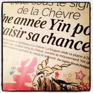 Dans Femme Actuelle L’Année de la Chèvre ! Votre horoscope chinois 2015 femme actuelle annnée de la chèvre