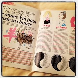 Dans Femme Actuelle L’Année de la Chèvre ! Votre horoscope chinois 2015 femme actuelle astro chinoise
