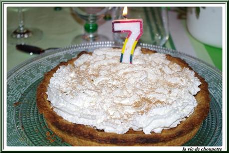 TARTE AU PAIN D'EPICE, CHANTILLY A LA CANNELLE tarte au pain d'épices-47a