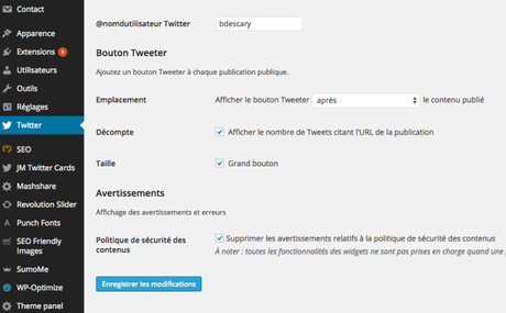 Twitter a maintenant sa propre extension WordPress