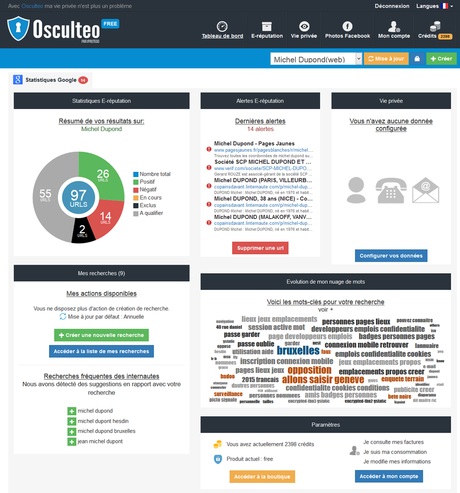 Osculteo fait peau neuve pour 2015 Dashboard Osculteo