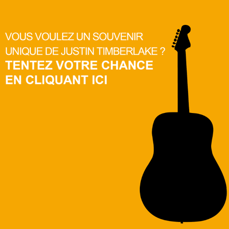 Gagnez une guitare dédicacée de Justin Timberlake! Gagnez une guitare dédicacée de Justin Timberlake!